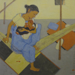 Mother love , Size : 13 X 13 inch