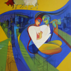 Beloved-romantic mood, Size: 48 x 48 inches