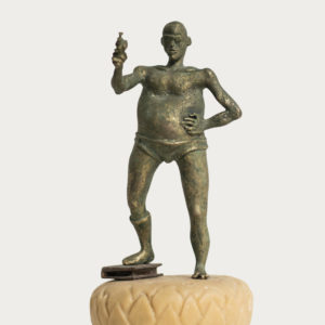 bronze sculpture, Size: 12 X 4 X 5 Inch