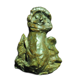 bronze sculpture, Size : 10X8.6X8.6 Inches