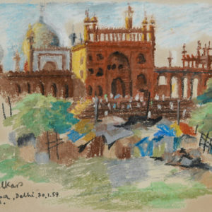 “Jumma Masjid, Delhi”, Size : 7X10 Inches